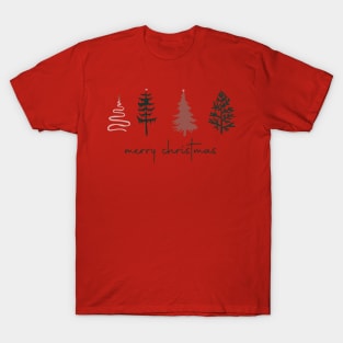 Christmas tree merry Christmas T-Shirt